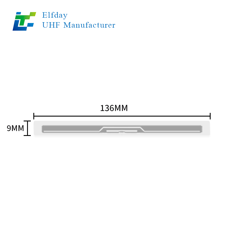 Sports Event UHF RFID Tag 136*9mm MR6Pchip for Running Marathon Triathlon or Cycling Race